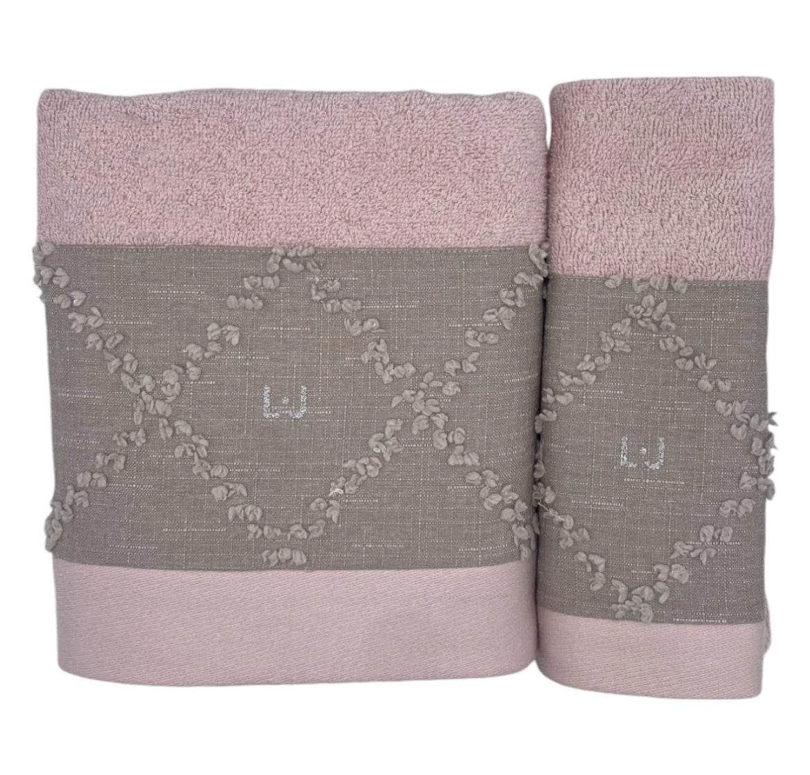 Asciugamani Coppia 1+1 Biancheria Box LB0054 Liu Jo Home - evabiancheria